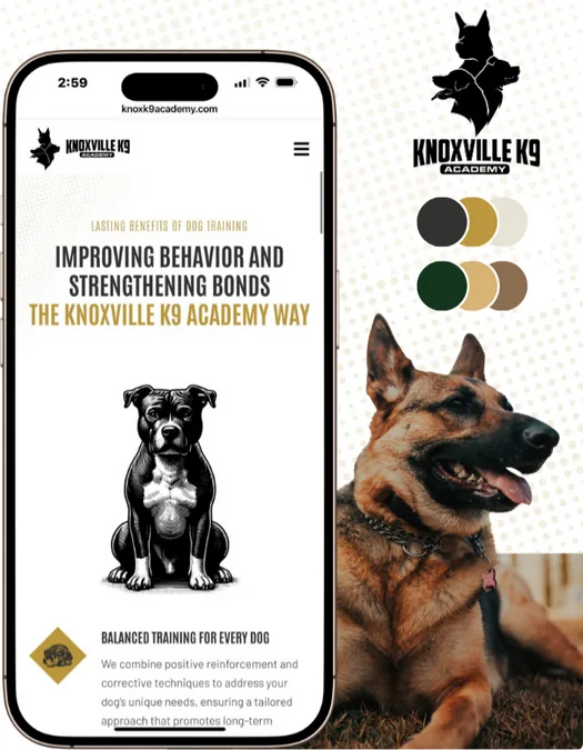 Dog trainer marketing — Knoxville K9 Academy
