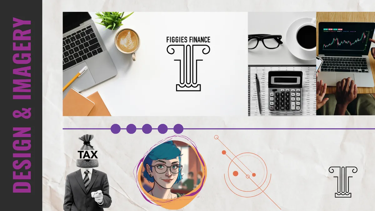Figgie's Finance design imagery