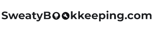 sweaty bookkeeping - logo