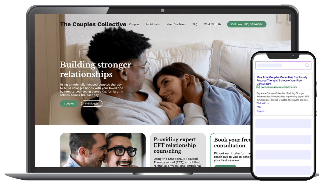 the couples collective - san francisco bay area - california - mental health and wellness marketing