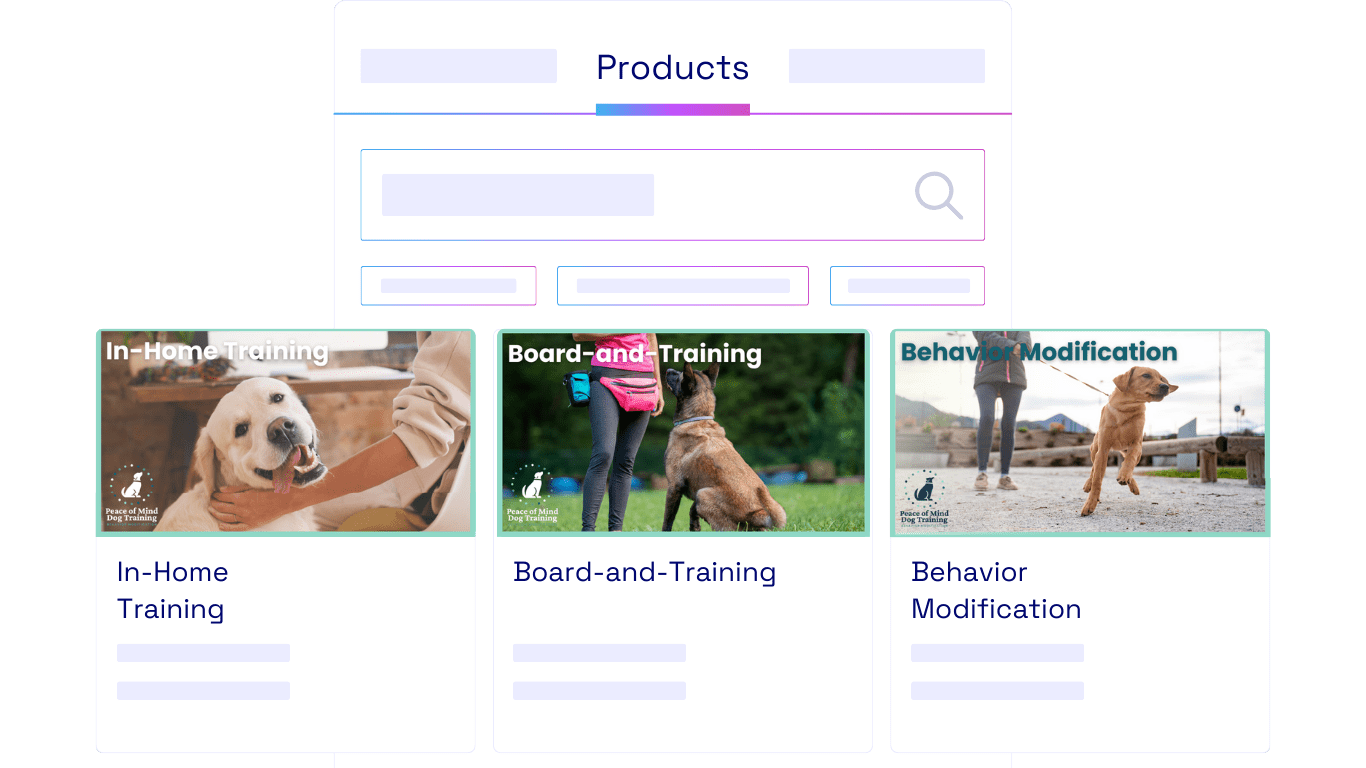 pet grooming marketing google business profile listing products