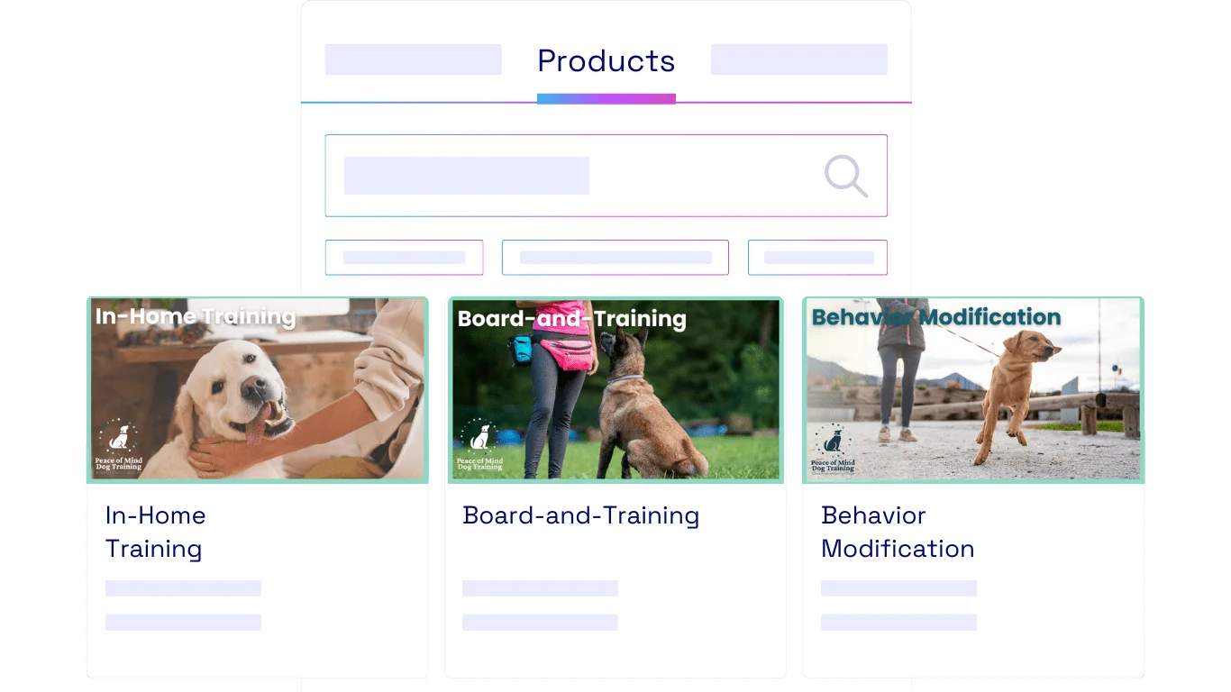 pet grooming marketing google business profile listing products