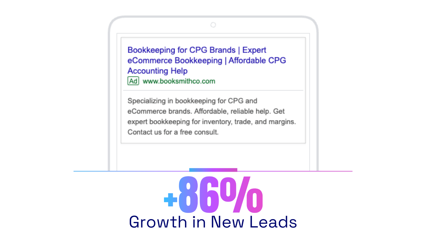 booksmith co - bookkeeper google ads