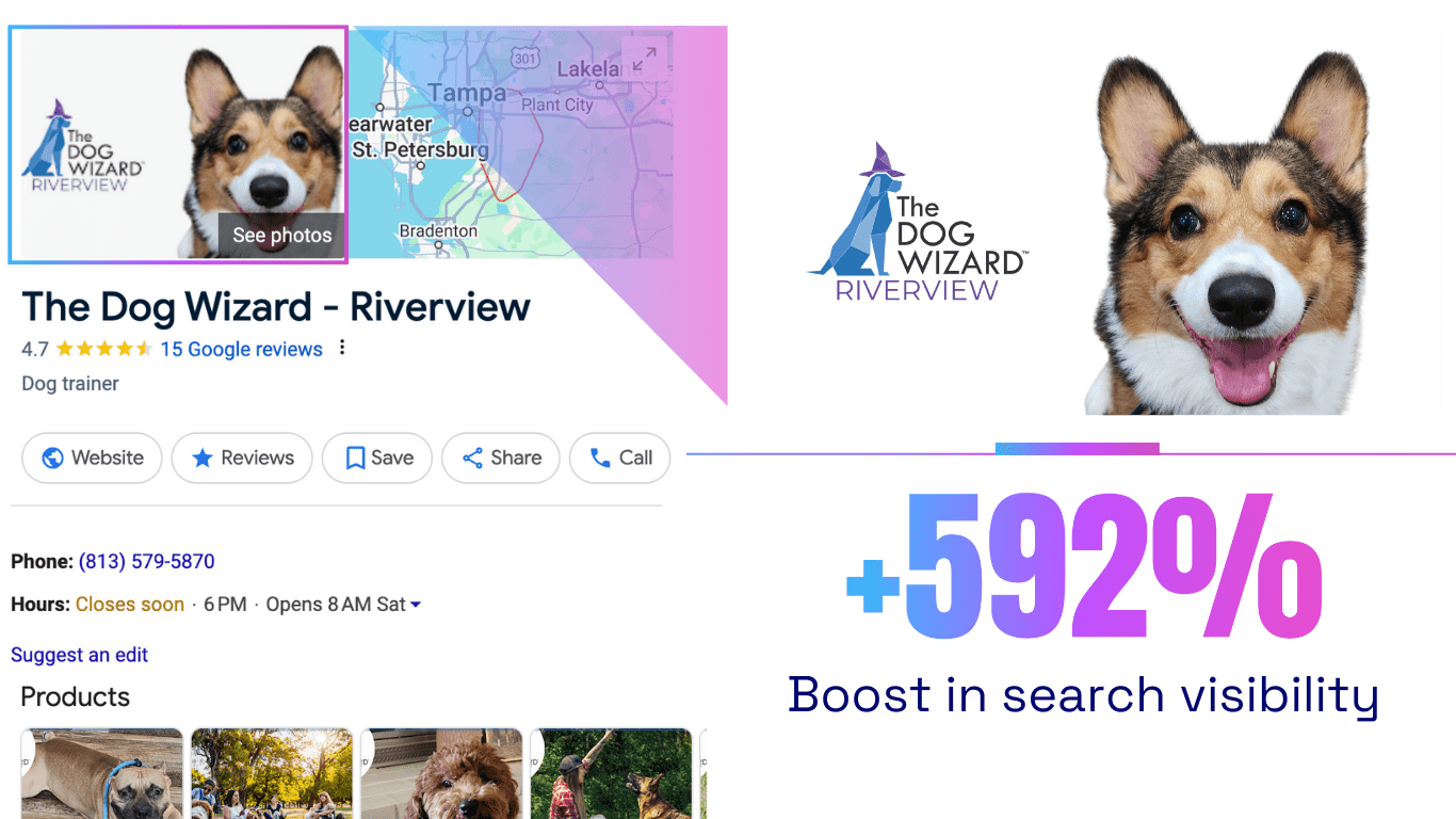 the dog wizard riverview fl Google Business Profile Branding