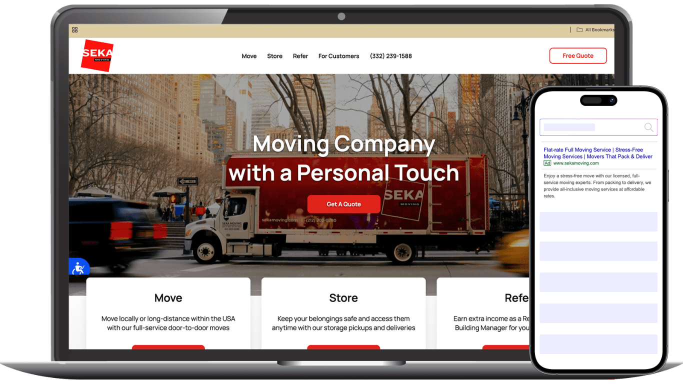 seka moving - home services marketing - boost local small business marketing