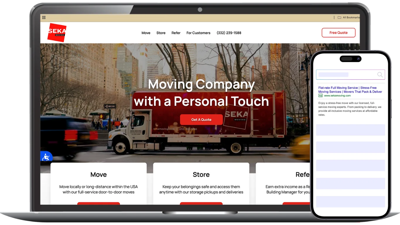 seka moving - home services marketing - boost local small business marketing