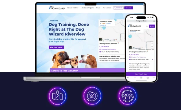 the dog wizard - riverview fl - pet care marketing - dog trainer marketing - boost local small business marketing agency