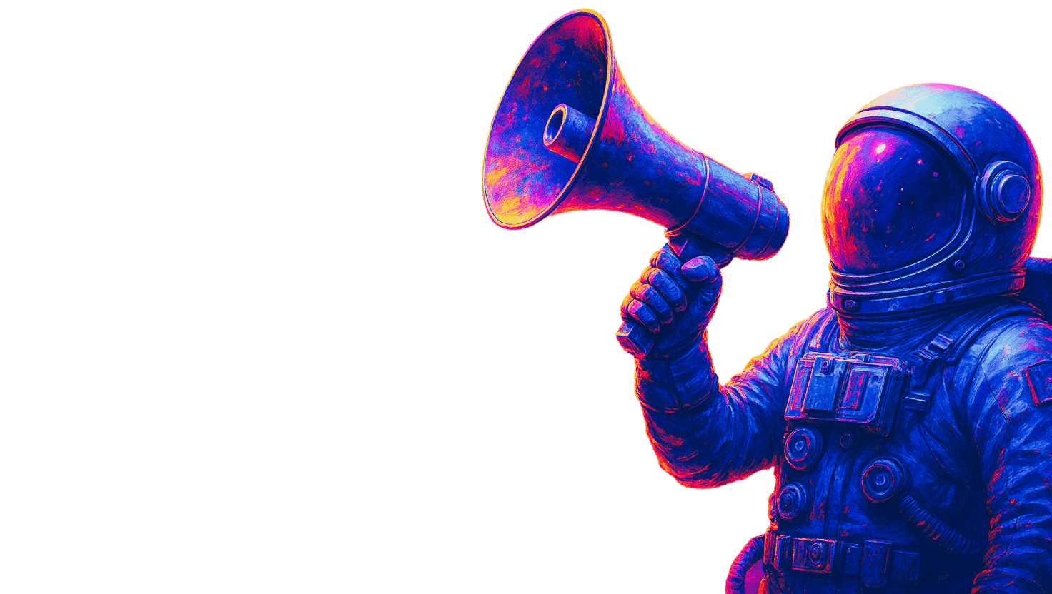 astronaut mega phone