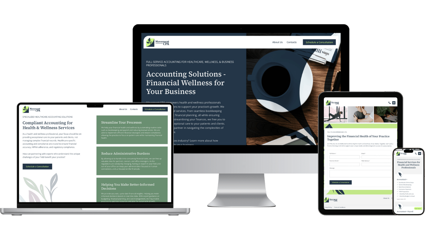 movement cpa - accounting marketing - boost local small business marketing - accounting firm web design