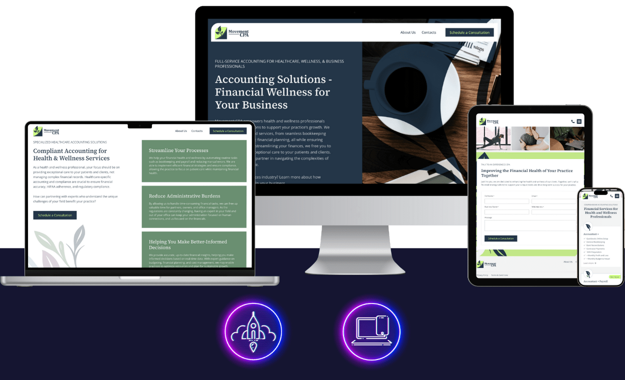 movement cpa - accounting marketing - boost local small business marketing - accounting firm web design