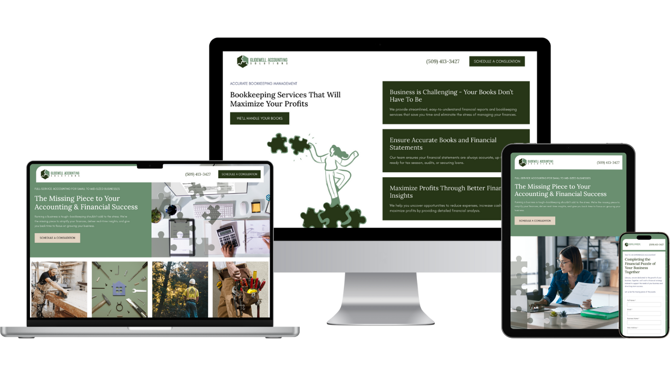 glidewell accounting solutions - accounting marketing - bookkeeper marketing - boost local small business marketing agency
