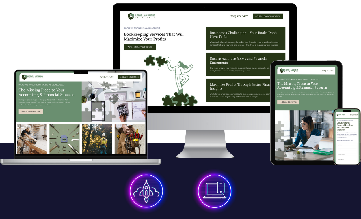 glidewell accounting solutions - accounting marketing - bookkeeper marketing - boost local small business marketing agency