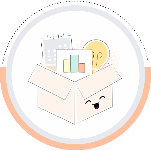 fill your schedule - box icon