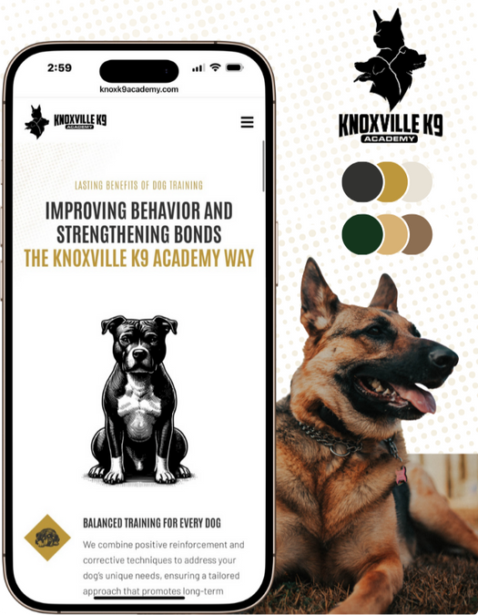 boost local work - dog trainer marketing - knoxville k9 academy