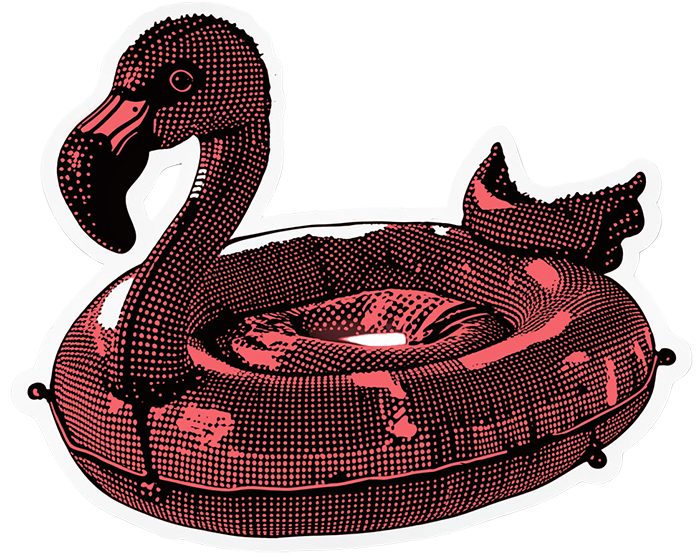 pool and spa - flamingo pool floaty