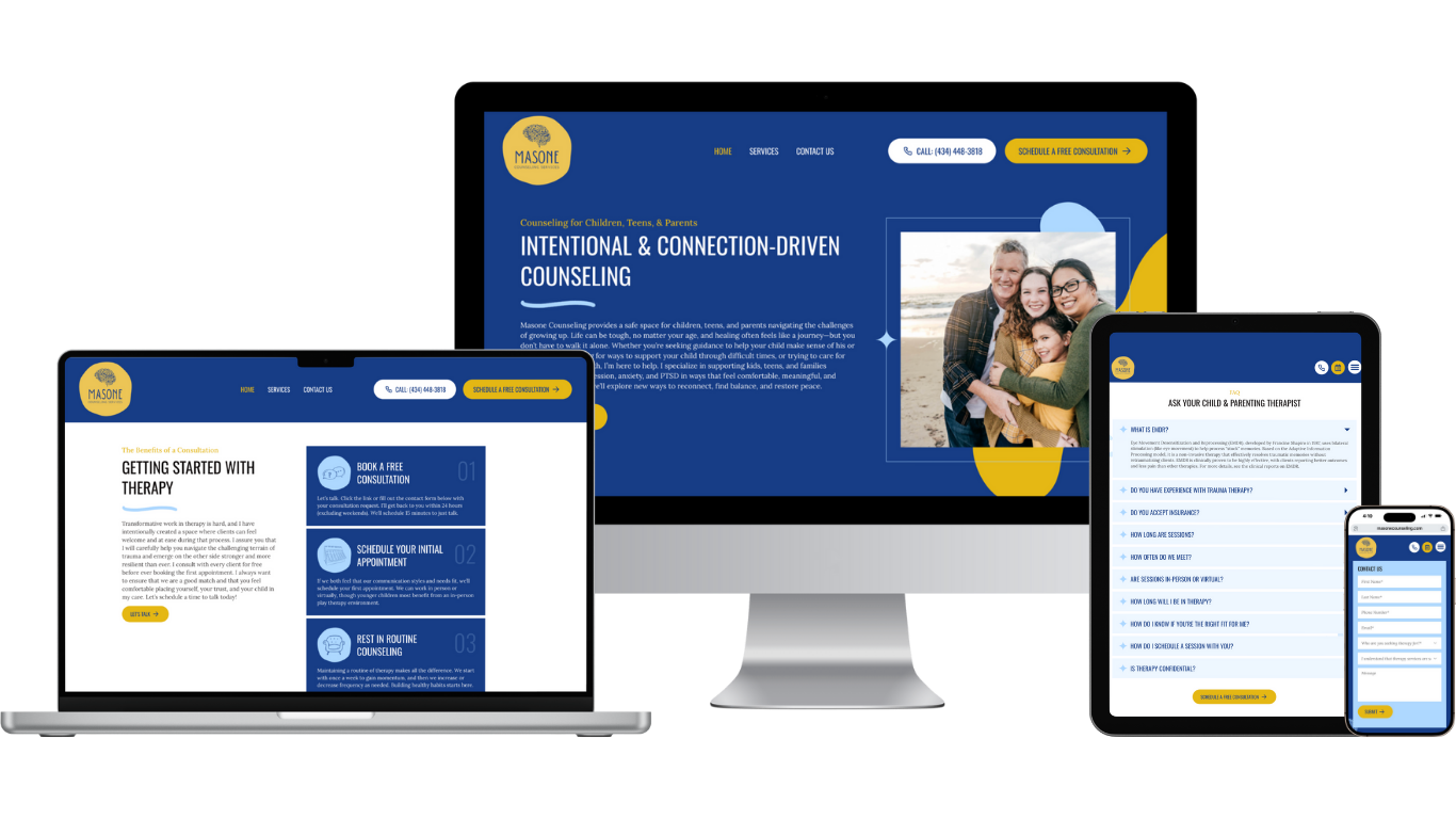 masone counseling - web design