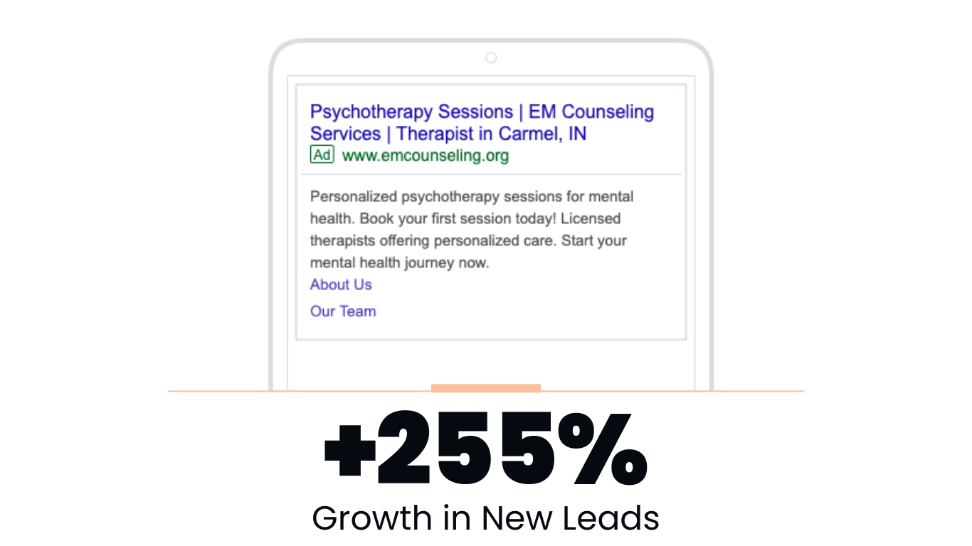 emcounseling - google ads