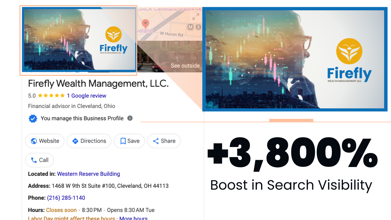 firefly wealth management - google business profile branding