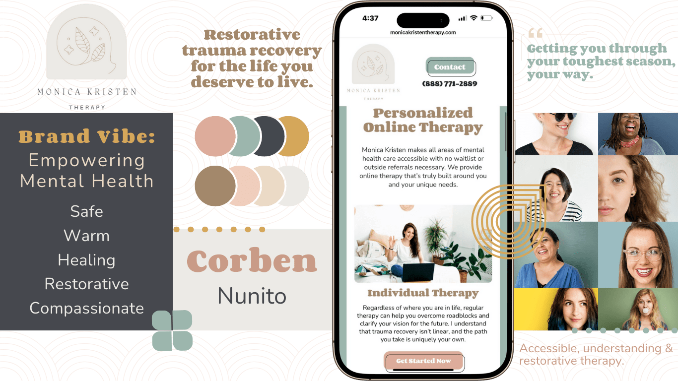 monica kristen therapy - branding