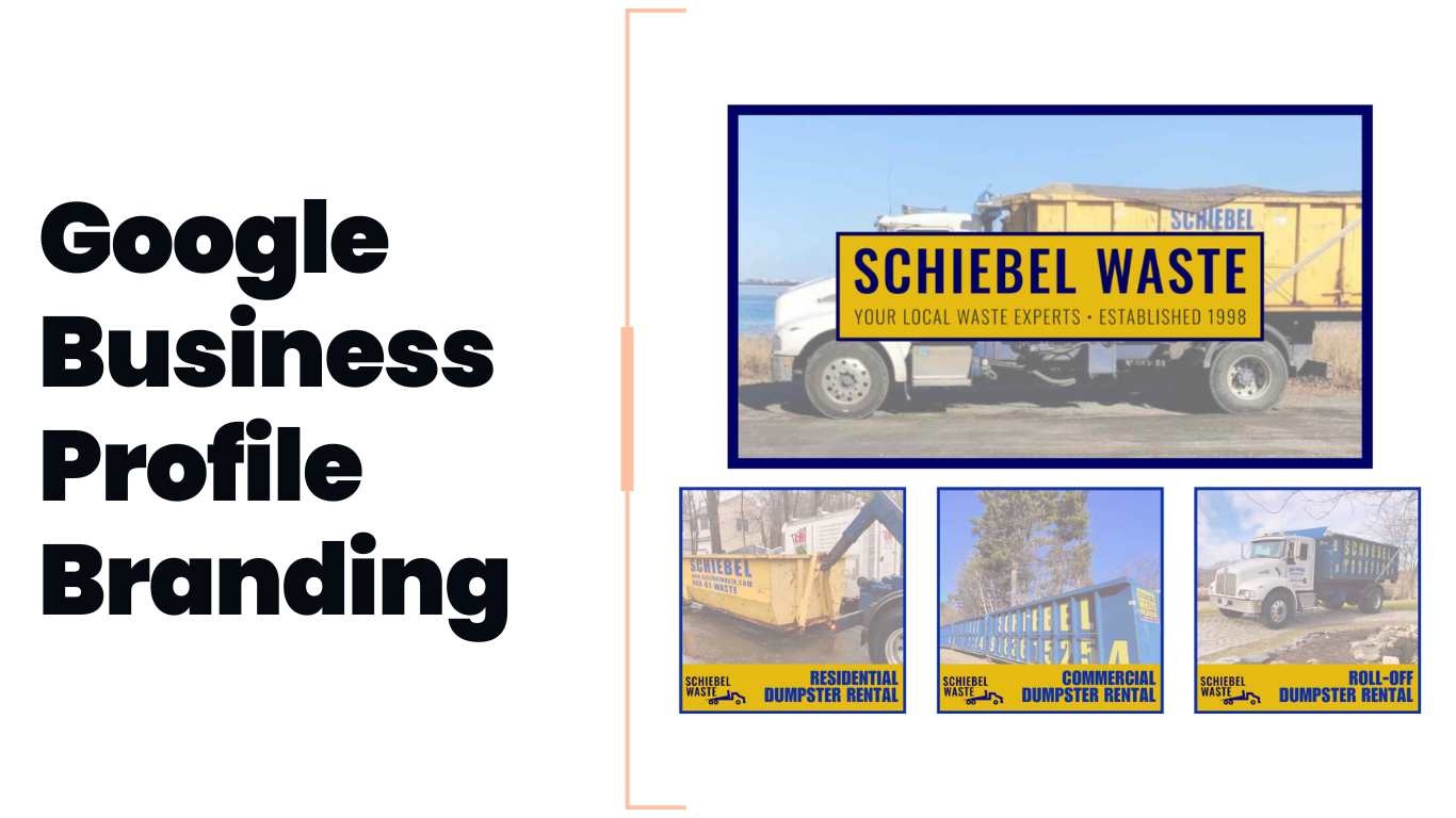 schiebel waste - google business profile branding