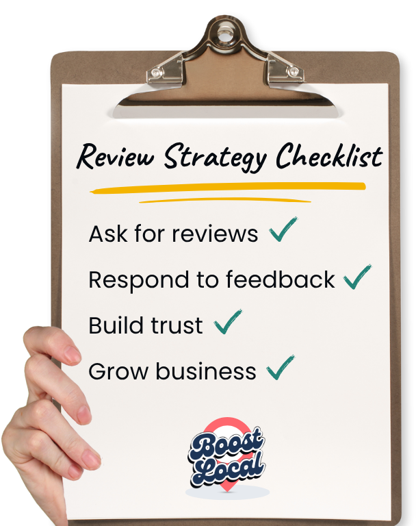 review strategy checklist - boost local reputation management services