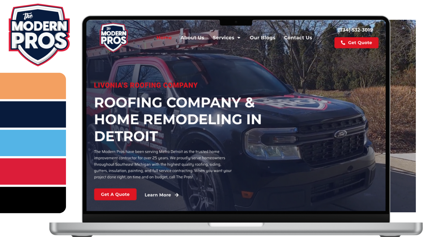 the modern pros - branding