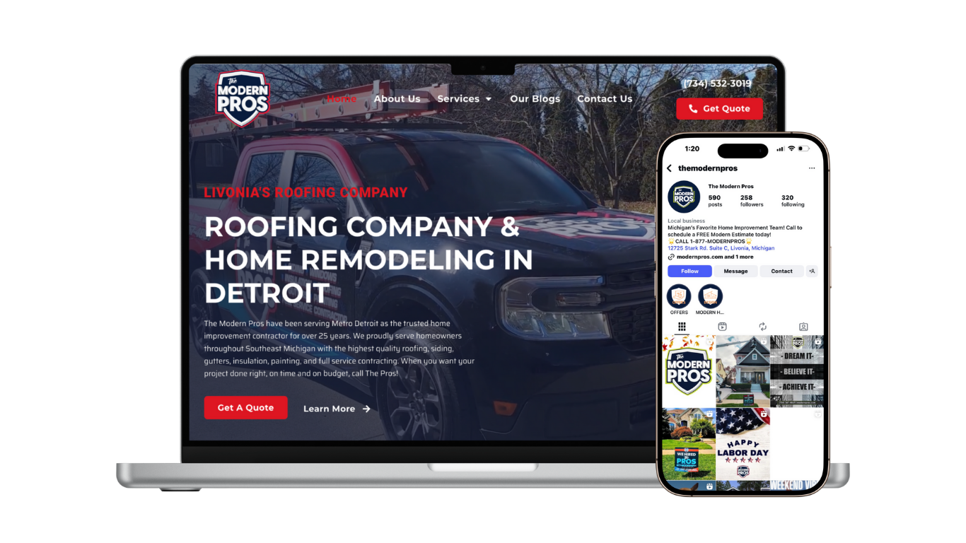 the modern pros - branding
