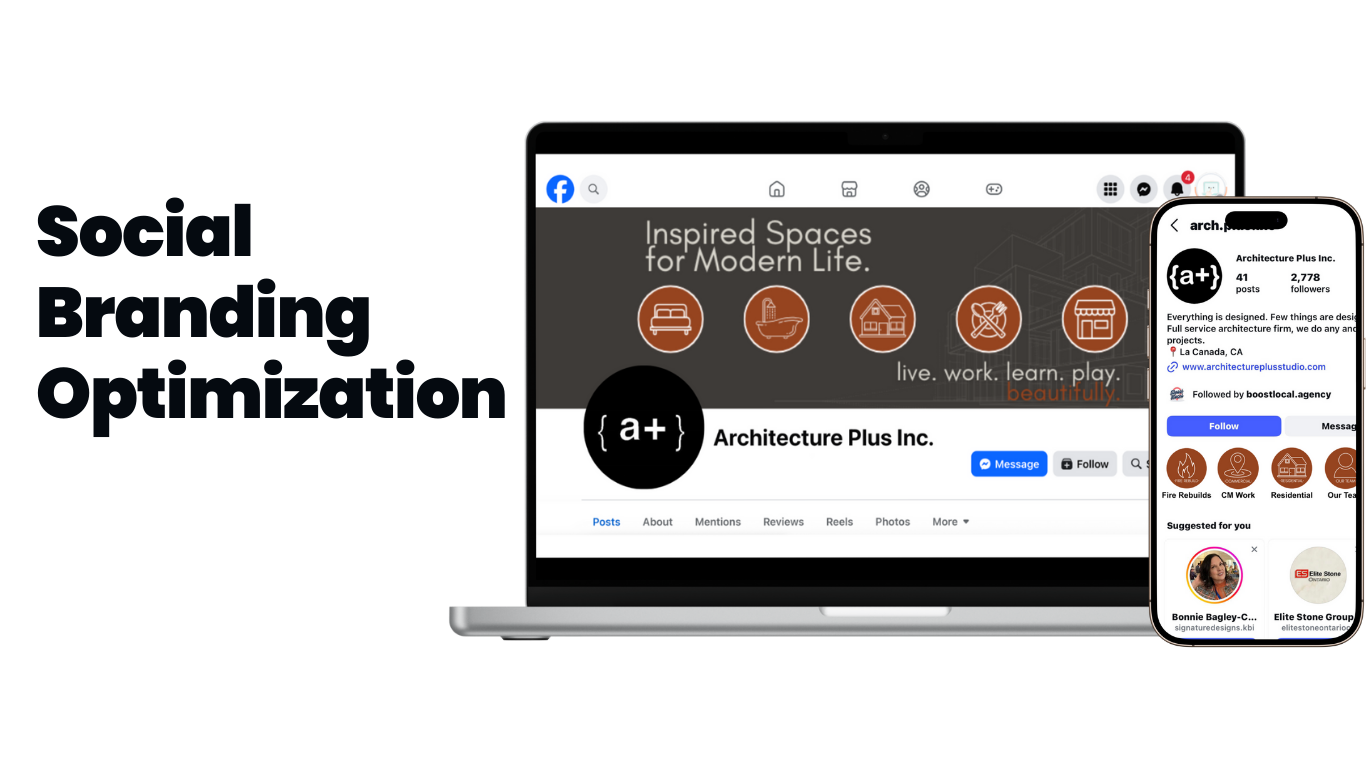 architecture plus - case study - branding