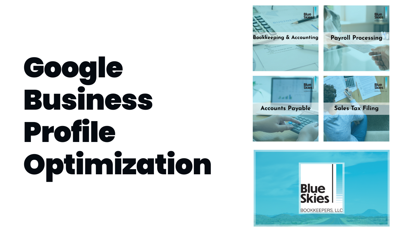 blue skies bookkeepers - branding