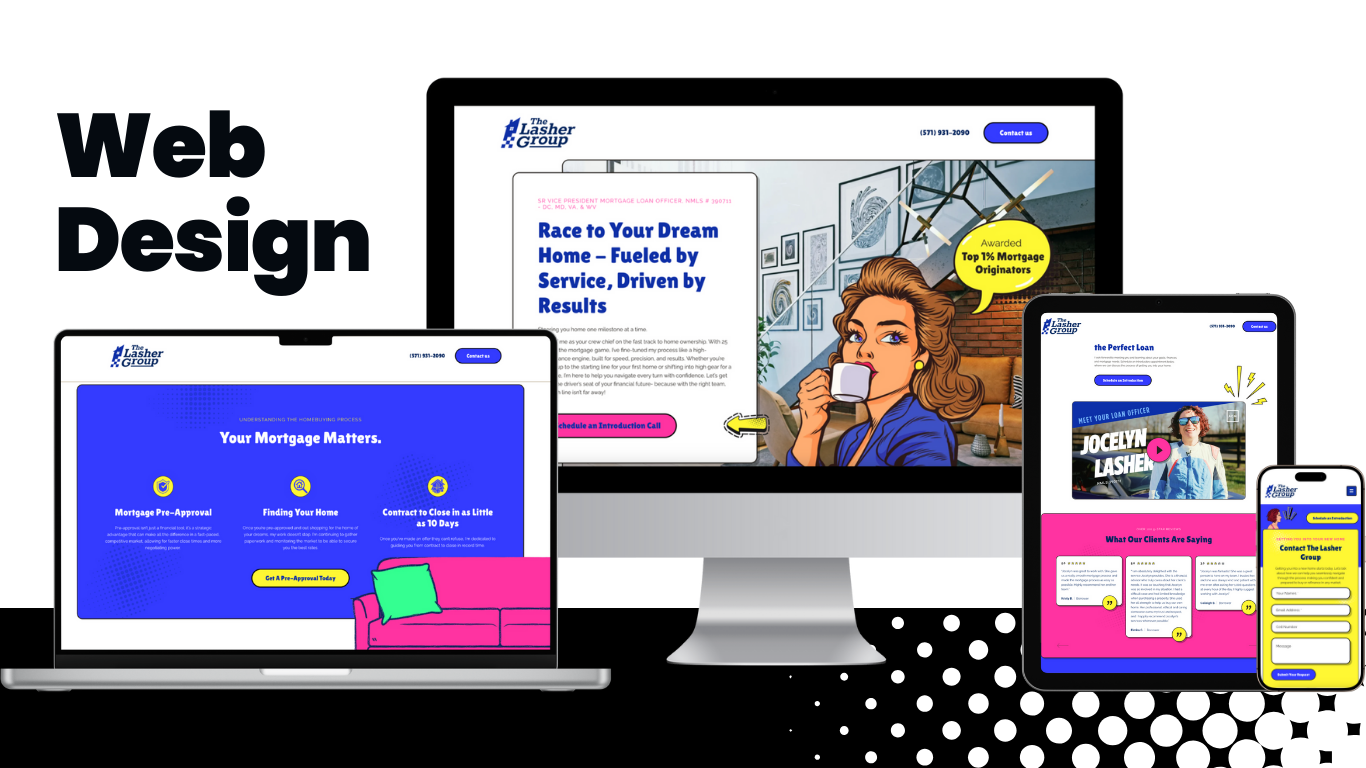 the lasher group - web design