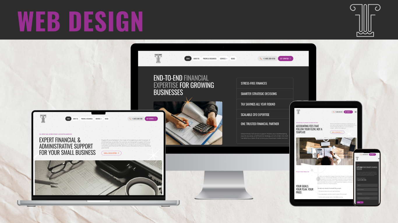 figgies finance - financial services branding