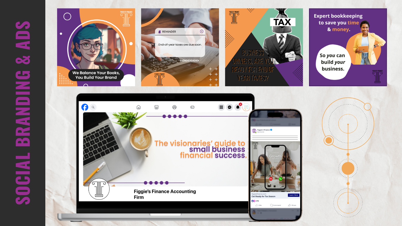 figgies finance - financial services branding