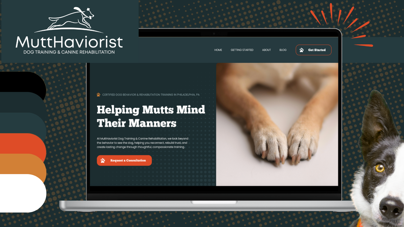 mutthaviorist - dog trainer marketing case study - branding