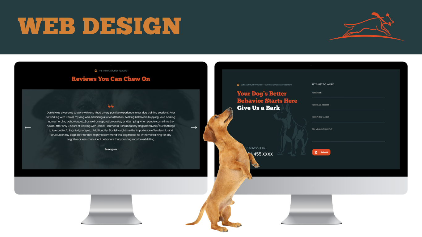 mutthaviorist - dog trainer marketing case study - branding