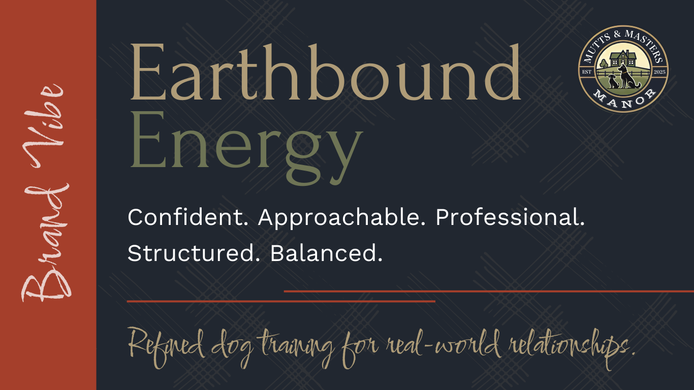 mutts & masters manor - dog trainer marketing case study - branding and web design