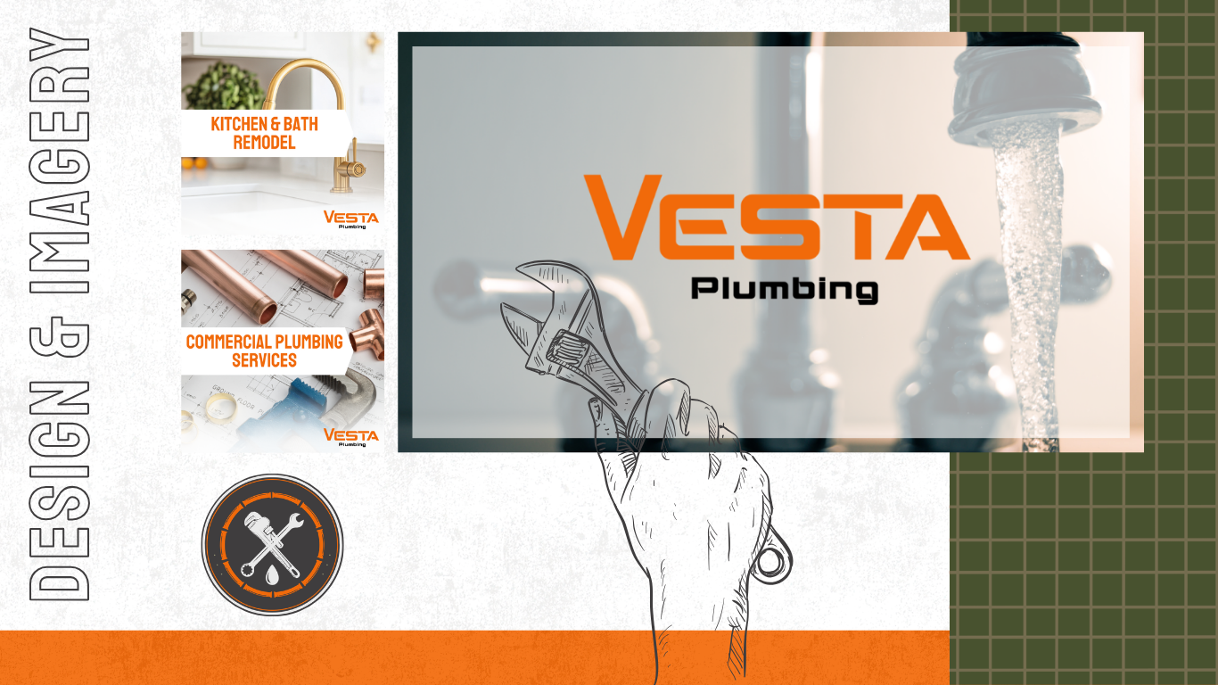 vesta plumbing - plumber marketing case study - branding