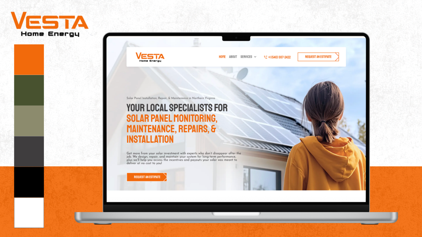 vesta home energy - marketing case study - branding