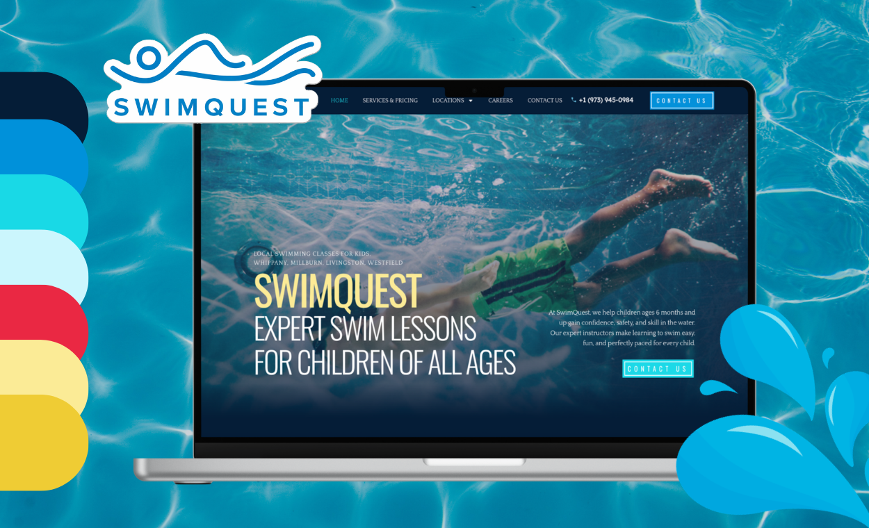 swimquest - marketing case study - swimming lessons